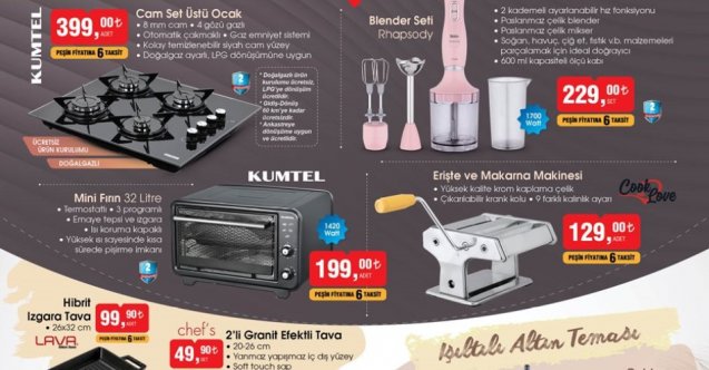 Şok aktüel ürünler kataloğu, Şok bu hafta neler var