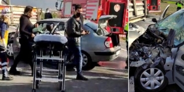 İzmir Menemen Yanıkköy Kavşağı’nda trafik kazası: 6 yaralı