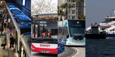 İzmir İzban, Eshot, İzulaş, Metro, Tramvay ve İzdeniz feribot tam kapanma saatleri 2021