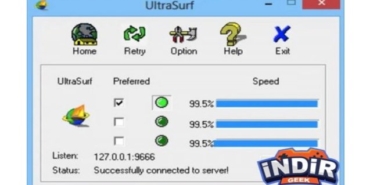 Yasaklı Sitelere Giriş Programı - Ultrasurf VPN