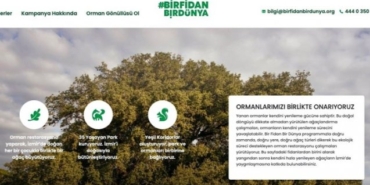 İzmir’de ‘Bir Fidan Bir Dünya’ kampanyası başladı