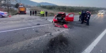 Manisa Soma Kozanlı Mahallesi Kınık Karayolu trafik kazası: 1 kişi öldü
