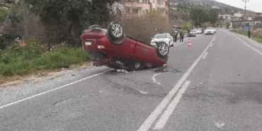 Aydın Söke Güllübahçe Mahallesi’nde trafik kazası: Otomobil ile minibüs çarpıştı