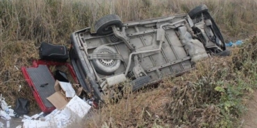 İzmir Ödemiş trafik kazası Ödemiş Balabanlı Mahallesi’nde minibüs devrildi: 11 yaralı