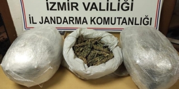 İzmir Torbalı uyuşturucu operasyonu: 13 kilo skunk ele geçirildi