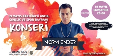 Norm Ender İzmir konseri 2022 Buca Belediyesi 19 Mayıs etkinlikleri