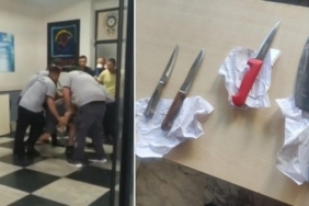 İzmir Ege Üniversitesi Tıp Fakültesi Hastanesi acil serviste güvenlik görevlilerine saldırı