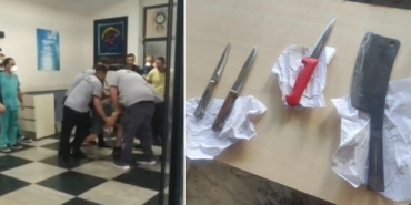 İzmir Ege Üniversitesi Tıp Fakültesi Hastanesi acil serviste güvenlik görevlilerine saldırı