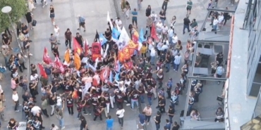 İzmir’de Suruç anması: 4 polis yaralı