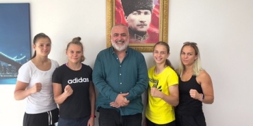 Öztürk Keskin Ukraynalı sporcuları yalnız bırakmıyor