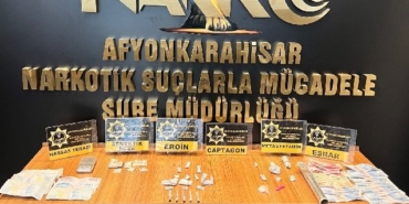 Afyon Sandıklı’da uyuşturucu operasyonu