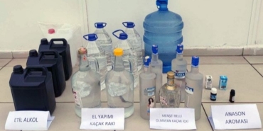 Muğla Milas kaçak alkol operasyonu