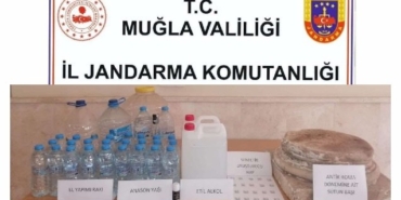 Muğla Milas tarihi eser kaçakçılığı uyuşturucu kaçak alkol operasyonu