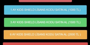 Kids Shield Fiyatları