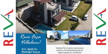 Reva Group Foça Kozbeyli Villaları konforlu lüks yaşam sunuyor