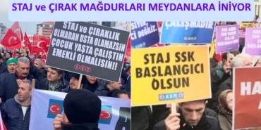 Staj Ve Çırak Mağdurları Yine Meydanlara İniyor