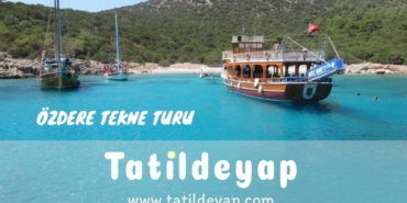 Özdere Tekne Turu İçin Rağbet Artıyor