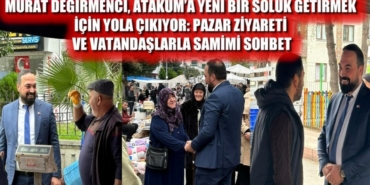 Murat Değirmenci, Atakum’a Yeni Bir Soluk Getirmek İçin Yola Çıkıyor: Cuma Pazarı Ziyareti Vatandaşlarla Samimi Sohbet