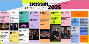 Ahmed Adnan Saygun Sanat Merkezi Ekim ayı programı etkinlikleri