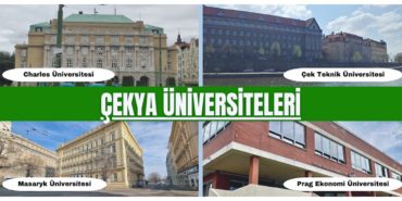 Çekya üniversiteleri arasında yer alan Charles Üniversitesi, Çek Teknik Üniversitesi, Masaryk Üniversitesi ve Prag Ekonomi Üniversitesi’nin kampüs binalarını gösteren görsel. Çek Cumhuriyeti’nde üniversite eğitimi almak isteyen öğrenciler için öne çıkan devlet üniversitelerini tanıtan görsel içerik.