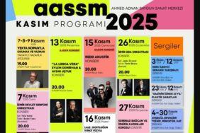 Ahmed Adnan Saygun Sanat Merkezi (AASSM), kasım konserleri programı belli oldu.