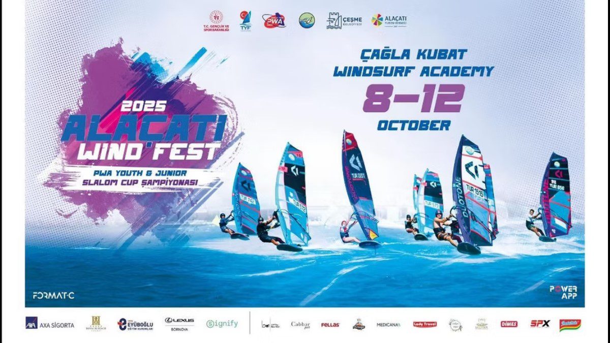 İzmir Çeşme Alaçatı Windfest 2025 Festivali çevre ve spor tutkusunu bir araya getirmeye devam ediyor.