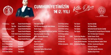 İzmir 29 Ekim Cumhuriyet Bayramı 2025 etkinlikleri detayları belli oldu.