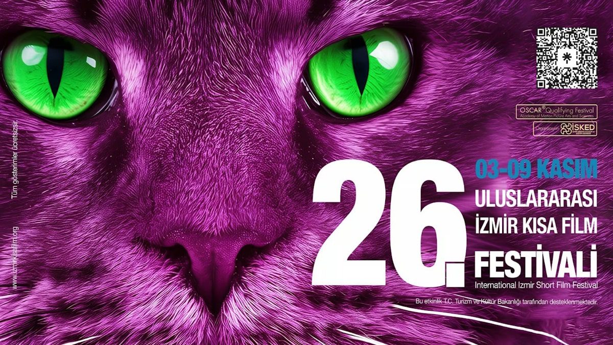 3-8 Kasım tarihleri arasında 26. kez sinemaseverlerle buluşacak İzmir Uluslararası Kısa Film Festivali’nde, Altın Kedi Ödülleri için yarışacak finalist filmler belli oldu.