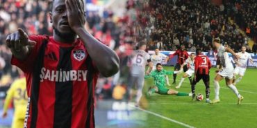Gaziantep FK- Eyüpspor maçının son dakikalarında Boateng'den çok ilginç gol!