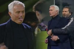 Jose Mourinho son dakikada kazandı! Önce dil çıkardı sonra topu fırlattı...