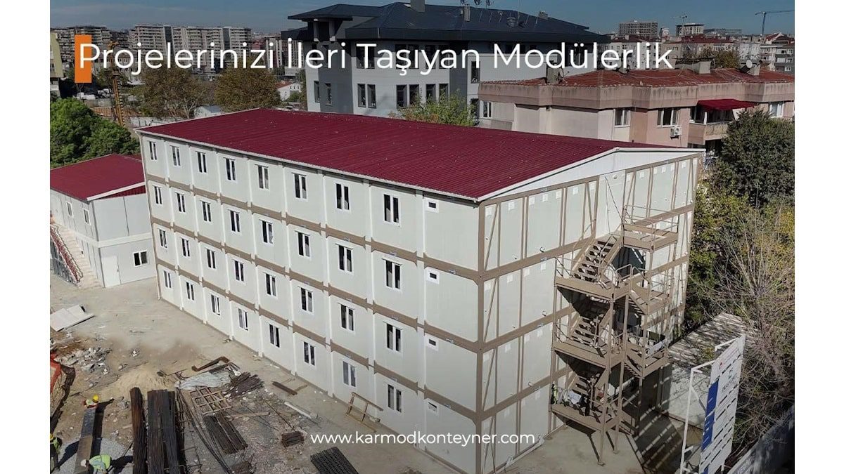 Karmod Şantiye Mobilizasyonu Konteyner Ofis Wc