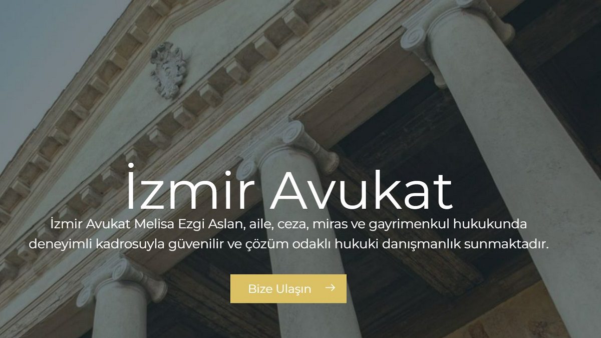 Avukat Melisa Ezgi Aslan, İzmir’de bireysel ve kurumsal müvekkillerine sunduğu kapsamlı hukuki hizmetlerle dikkat çeken isimlerden biridir.