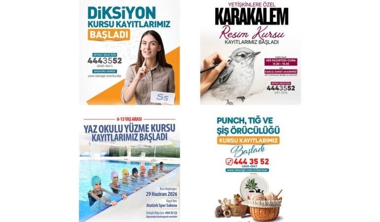 Çiğli’de Yaz Dönemi Kursları Başladı