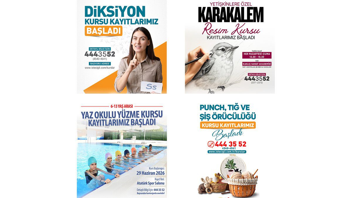 Çiğli’de Yaz Dönemi Kursları Başladı