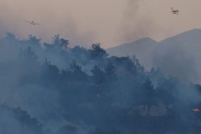 İzmir Dikili Çandarlı Yaylayurt Orman Yangını Son Dakika