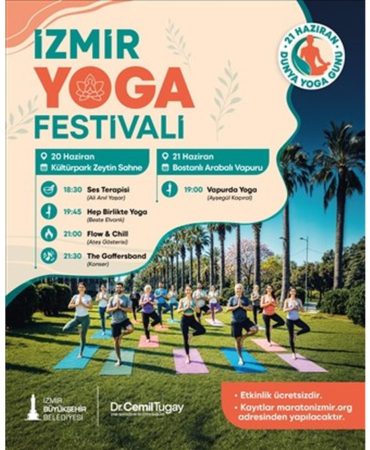 İzmir Yoga Festivali İçin İki Günlük Renkli Program
