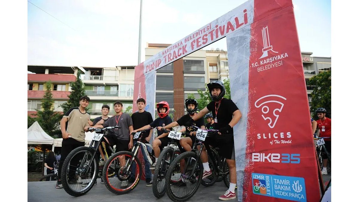 Karşıyaka Belediyesi’nden Türkiye’de Bir İlk: Heyecan Dolu Pump Track Gece Yarışı!