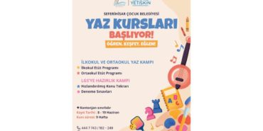 Seferihisar Çocuk Belediyesi’nde Yaz Kursları Başlıyor