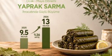 Türkiye’nin Yaprak Sarma İhracatının Yüzde 80’i Ege Bölgesi’nden Yapıldı