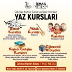 Ürkmez’de Yaz Bir Başka Güzel: 18 Branşta Kurslar İçin Geri Sayım Başladı