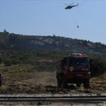 Urla Balıklıova’da Orman Yangını Alarmı