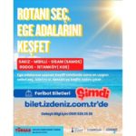 İzdeniz’den Ege Adalarına Online Feribot Bileti Kolaylığı