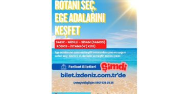 İzdeniz’den Ege Adalarına Online Feribot Bileti Kolaylığı