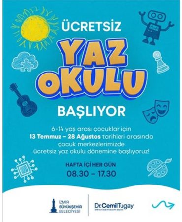 İzmirli Çocuklar İçin Renkli Yaz Tatili