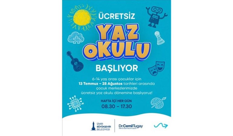 İzmirli Çocuklar İçin Renkli Yaz Tatili