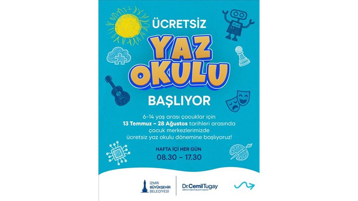 İzmirli Çocuklar İçin Renkli Yaz Tatili