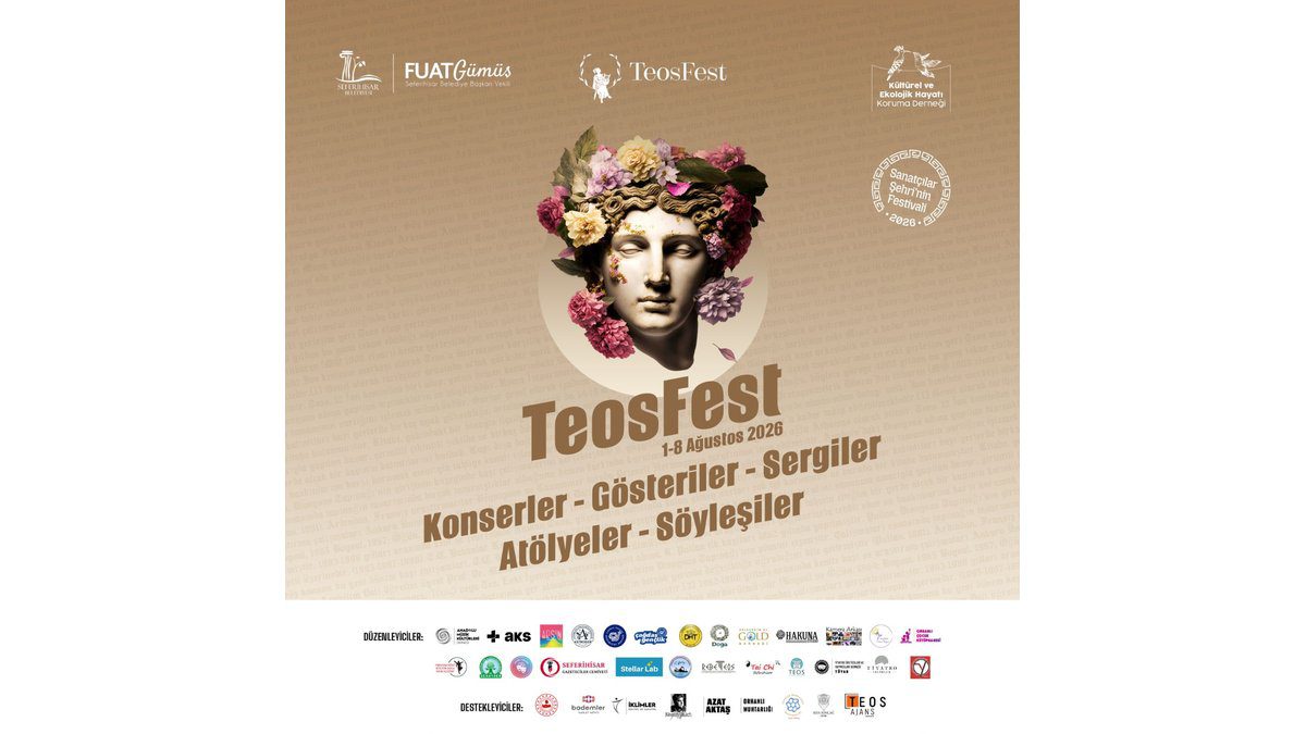 Sanatçılar Şehri Yeniden Sanatla Buluşuyor: Teosfest 2026 Başlıyor