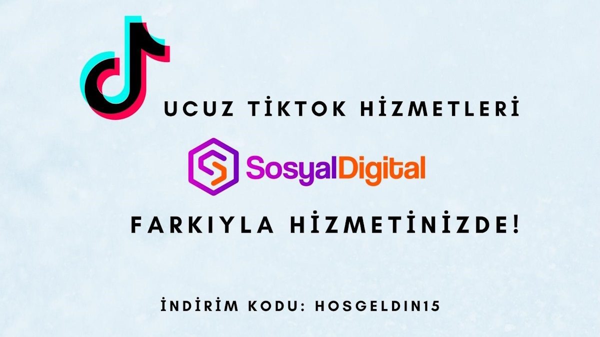 Ucuz TikTok Hizmetleri SosyalDigital Farkıyla Hizmetinizde!