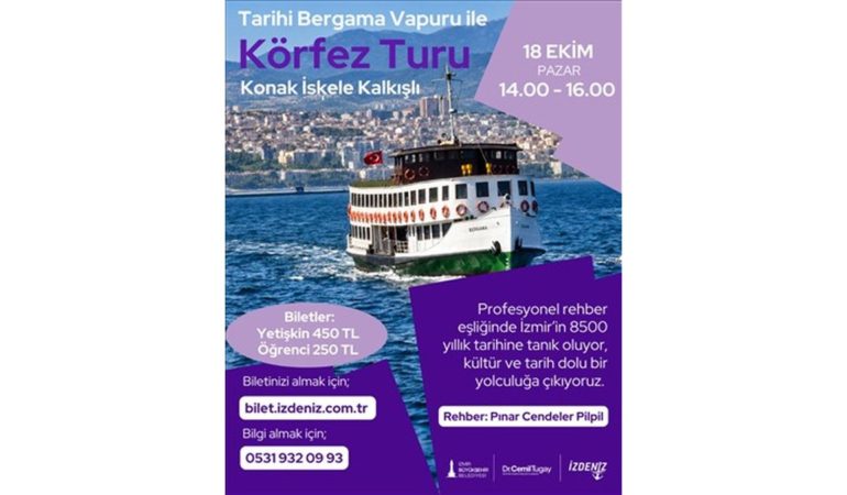 Bergama Vapuru İle Tarihe Yolculuk Yeniden Başlıyor