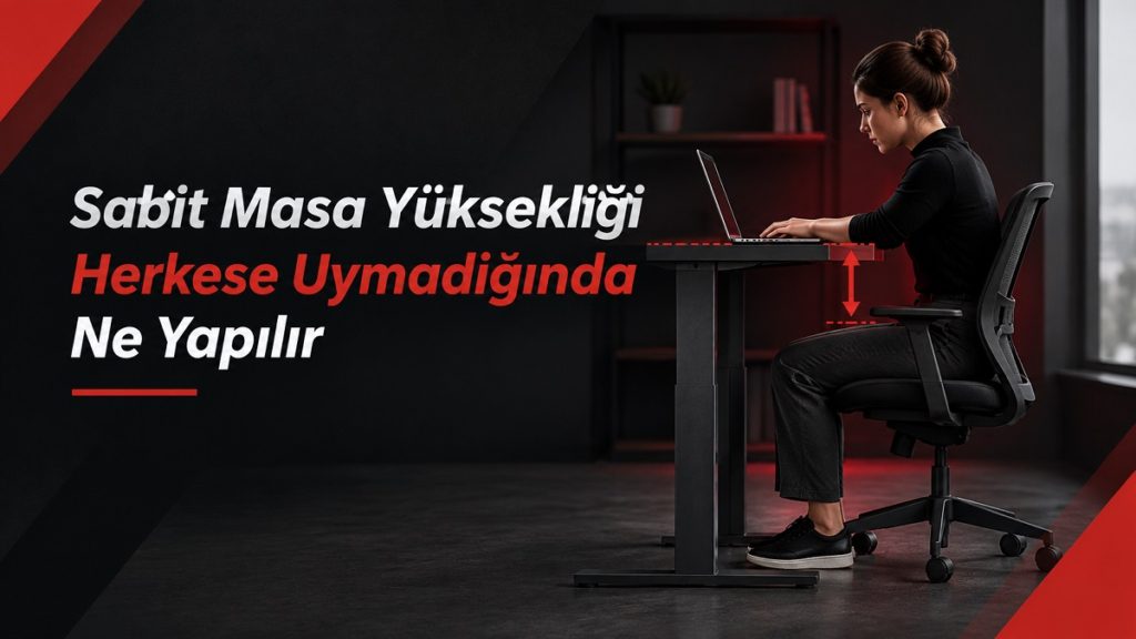 Sabit Masa Yüksekliği Herkese Uymadığında Ne Yapılır
